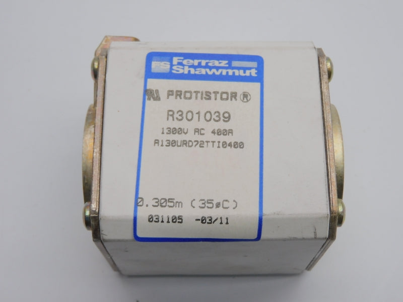FERRAZ SHAWMUT A130URD72TTI0400 R301039 1300VAC 400A (0.305M) NSNP