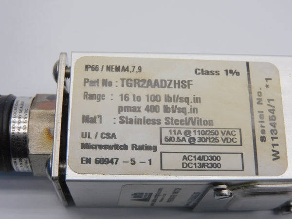 DELTA CONTROLS TGR2AADZHSF 110/250VAC 11A NSNP