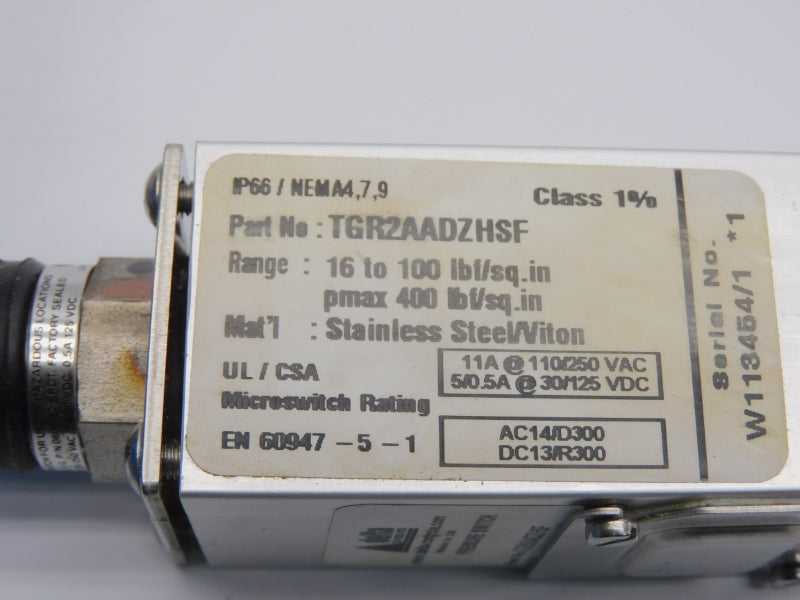 DELTA CONTROLS TGR2AADZHSF 110/250VAC 11A NSNP