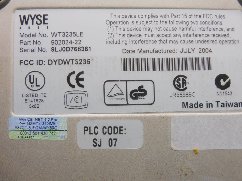 WYSE WT3235LE 902024-22 UNMP