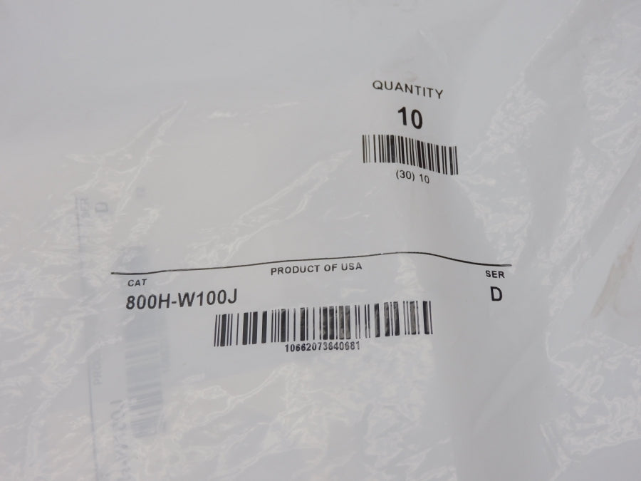 ALLEN BRADLEY 800H-W100J SER. D (PKG OF 10) NSMP