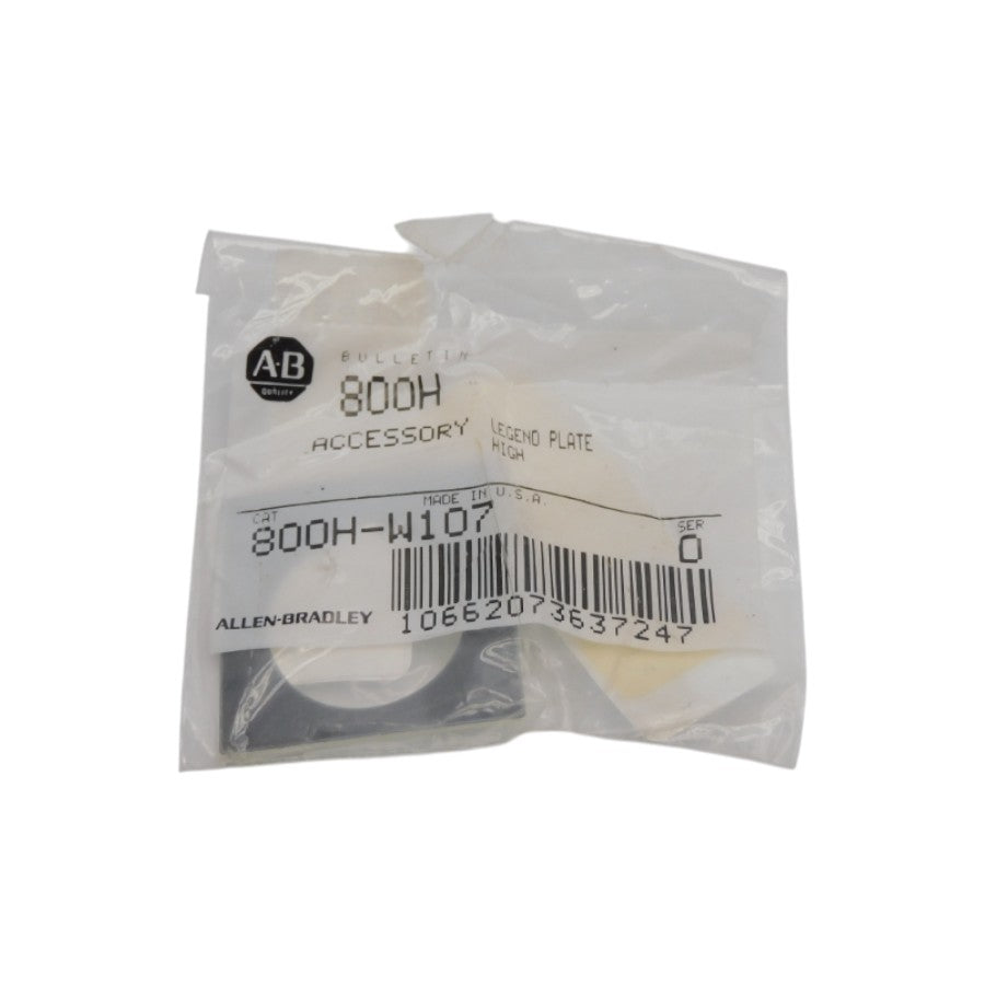 ALLEN BRADLEY 800H-W107 SER. D NSMP