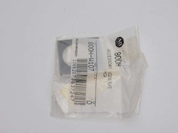 ALLEN BRADLEY 800H-W107 SER. D NSMP