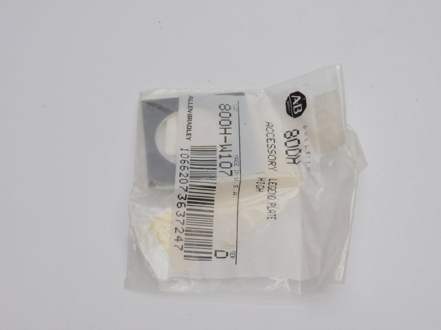 ALLEN BRADLEY 800H-W107 SER. D NSMP