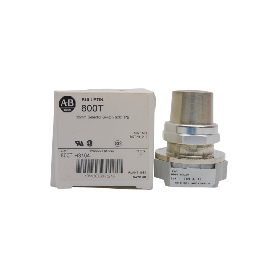 ALLEN BRADLEY 800T-H3104 SER. T (NO KEY) (WH) NSMP