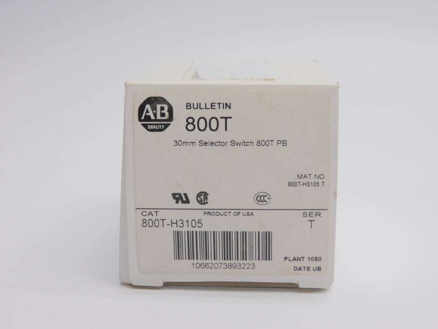 ALLEN BRADLEY 800T-H3105 SER. T (WH) NSMP