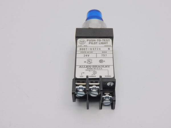ALLEN BRADLEY 800T-QST24B SER. N 24V (WH) NSMP