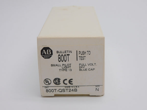 ALLEN BRADLEY 800T-QST24B SER. N 24V (WH) NSMP