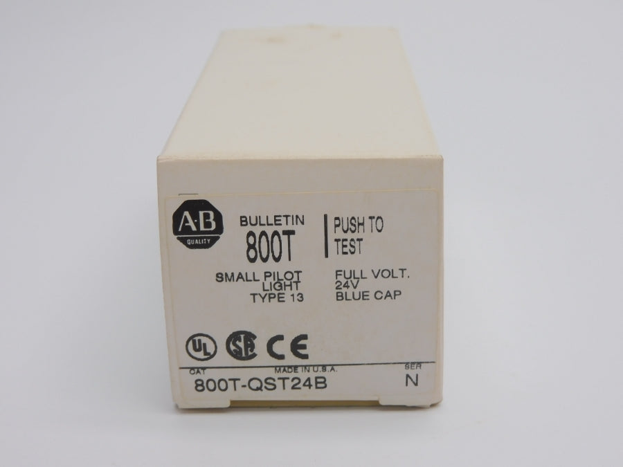ALLEN BRADLEY 800T-QST24B SER. N 24V (WH) NSMP