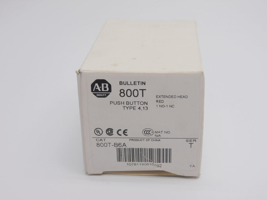 ALLEN BRADLEY 800T-B6A SER. T (WH) NSMP