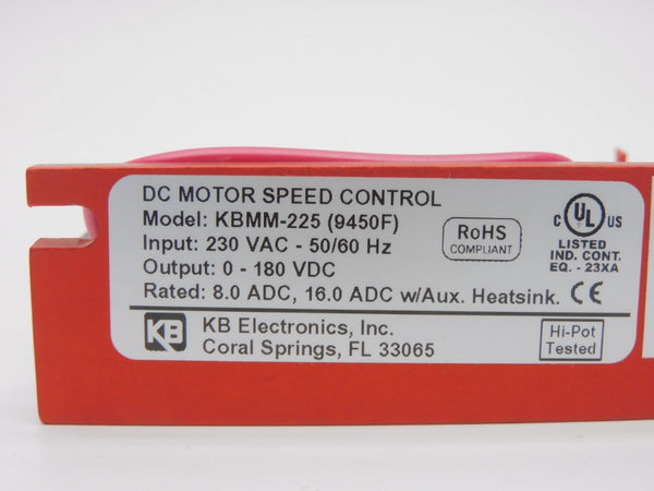 KB ELECTRONICS KBMM-225 (9450F) 230VAC 16.0A NSMP