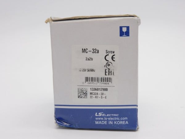 LS ELECTRIC MC32A-30-22-K7-S-E 120VAC 32A NSMP