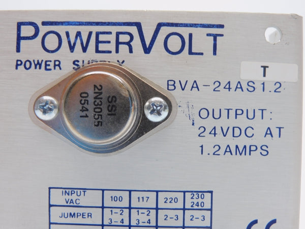 POWERVOLT BVA-24AS1.2 24VDC 1.2A NSNP
