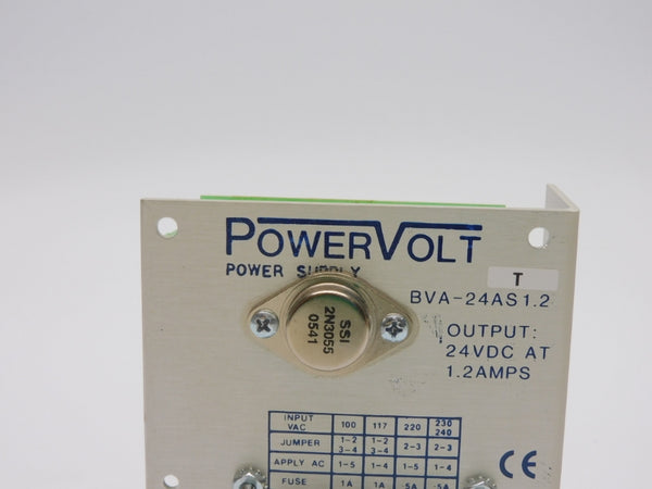 POWERVOLT BVA-24AS1.2T 24VDC 1.2A NSMP