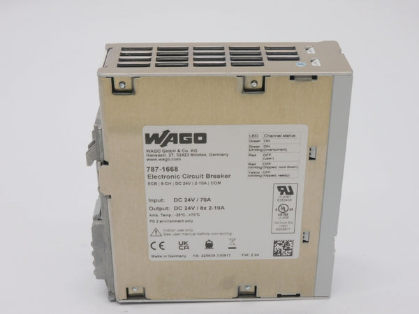 WAGO 787-1668 F/W 2.24 24VDC 2-10A NSMP