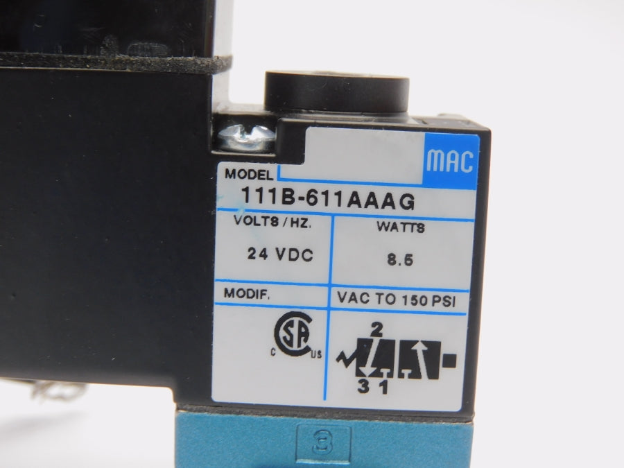 MAC 111B-611AAAG 24VDC 150PSI NSMP