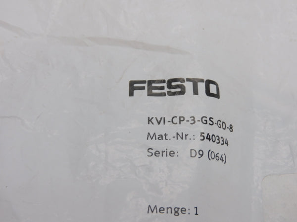 FESTO KVI-CP-3-GS-GD-8 540334 NSMP