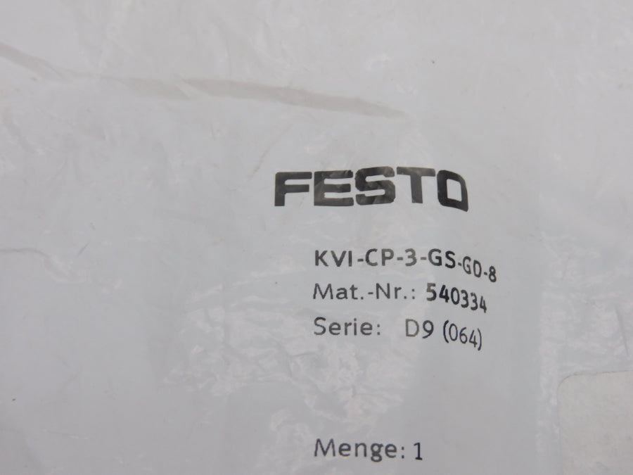 FESTO KVI-CP-3-GS-GD-8 540334 NSMP