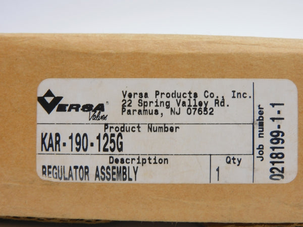 VERSA VALVES KAR-190-125G NSMP