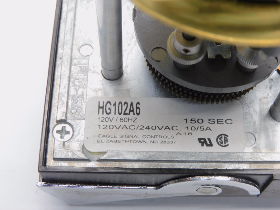EAGLE SIGNAL HG102A6 120/240VAC 10/5A 150S NSNP