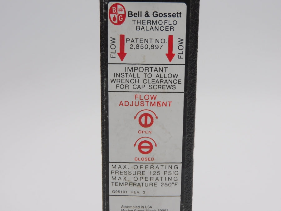 BELL&GOSSETT 127002 TB-1" 125PSI NSNP