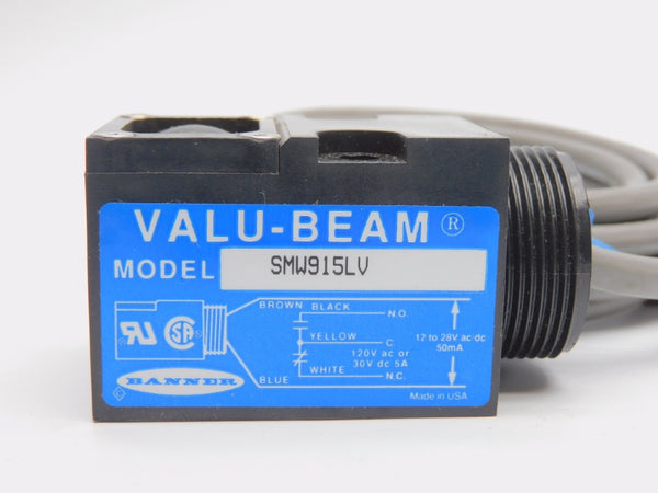 BANNER ENGINEERING SMW915LV 12-28VAC/DC 5A NSNP