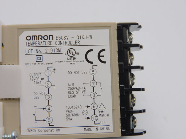OMRON E5CSV-Q1KJ-W 100-240VAC 1A NSNP