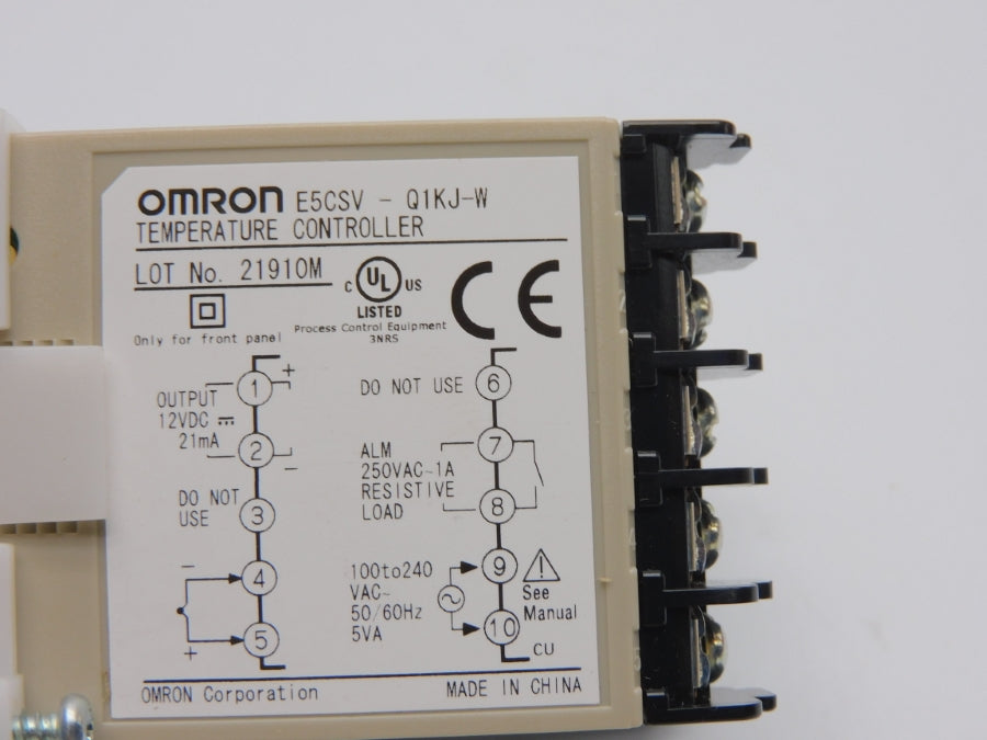 OMRON E5CSV-Q1KJ-W 100-240VAC 1A NSNP