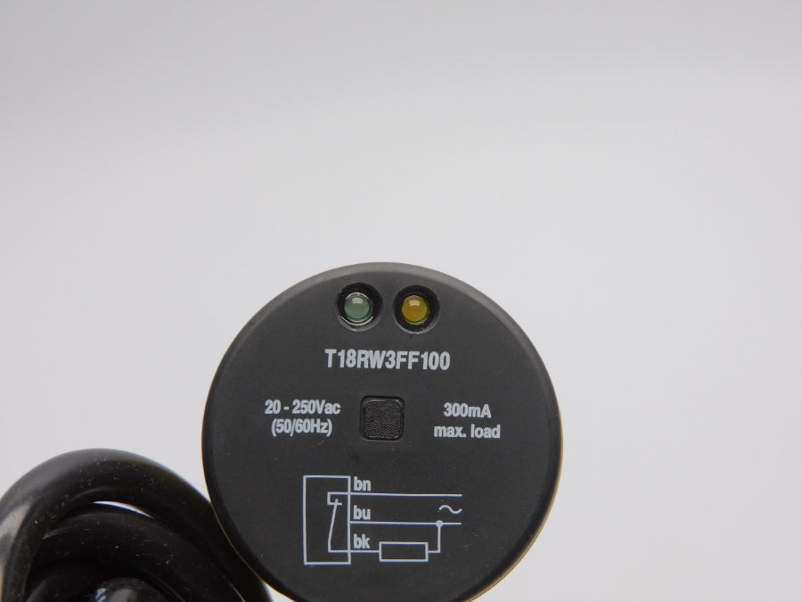 BANNER ENGINEERING T18RW3FF100 20-250VAC NSNP