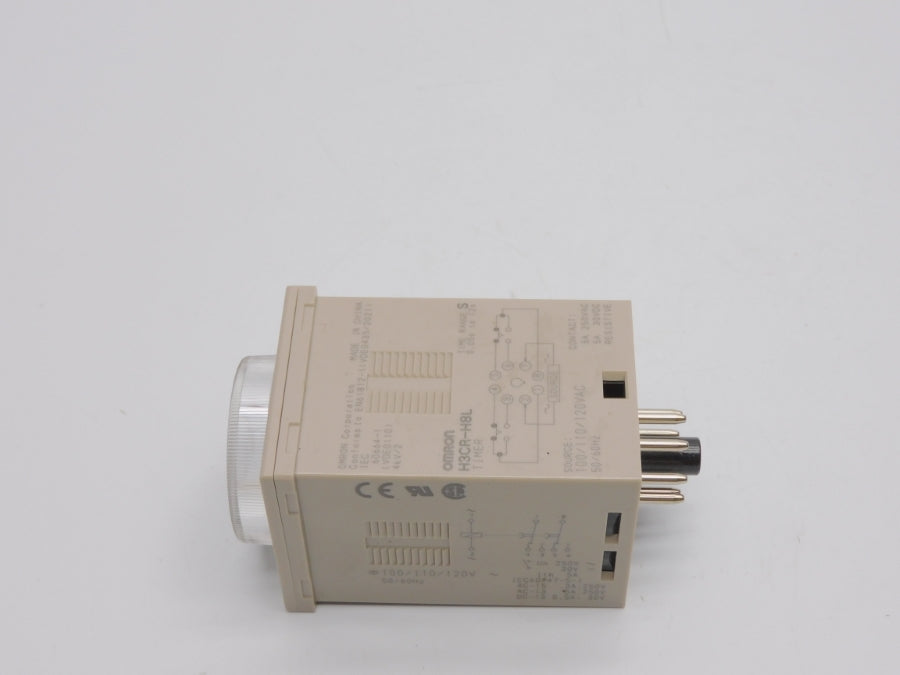 OMRON H3CR-H8L 100/110/120VAC 5A 0.05S-12S NSNP