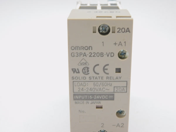 OMRON G3PA-220B-VD 24-240VAC 20A NSNP