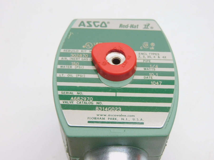 ASCO 8314G023 110/120V 150PSI 1/4" NSNP