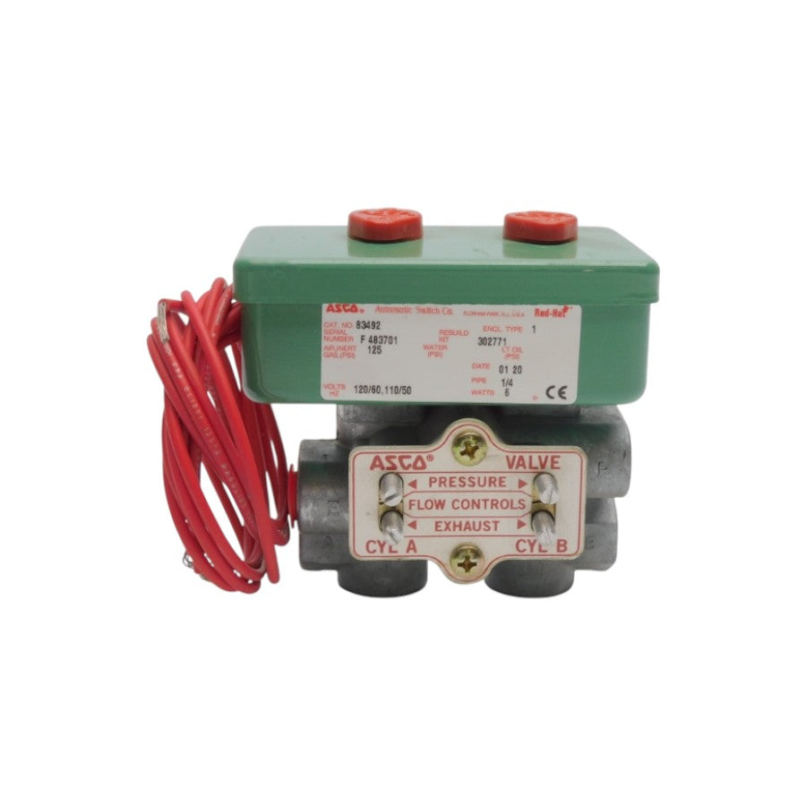 ASCO 83492 110/120V 125PSI 1/4" NSNP
