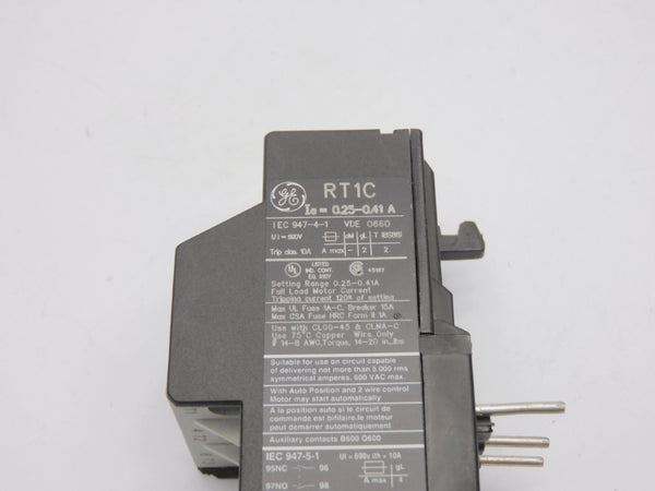 GENERAL ELECTRIC RT1C 690V 0.25-0.41A UNMP