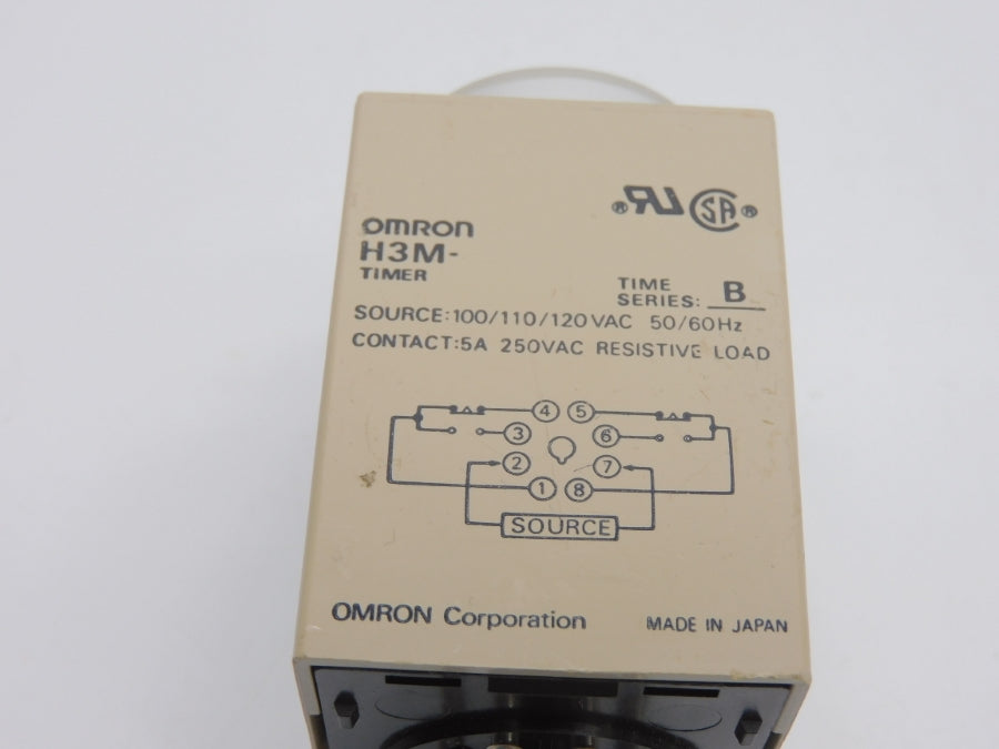 OMRON H3M- SER. B 100/110/120VAC 5A NSNP