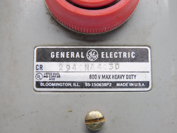 GENERAL ELECTRIC CR2940NA403D 600V UNMP