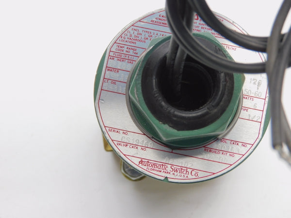 ASCO 8211D2 110/120V 5-200PSI 1/2" UNMP