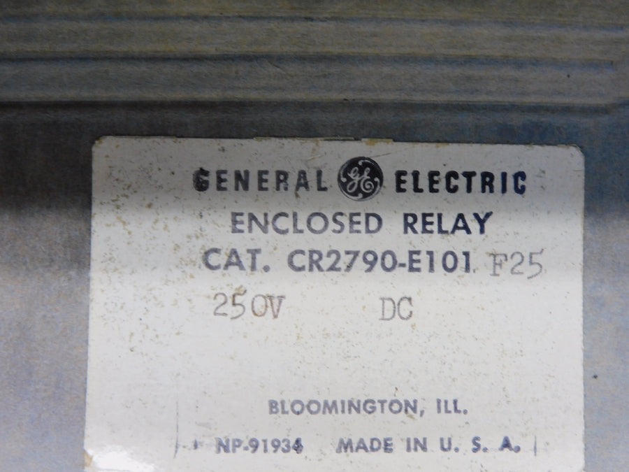 GENERAL ELECTRIC CR2790-E101 250VDC UNMP