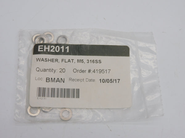 FLAT WASHER EH2011 M5 (PKG OF 20) NSMP