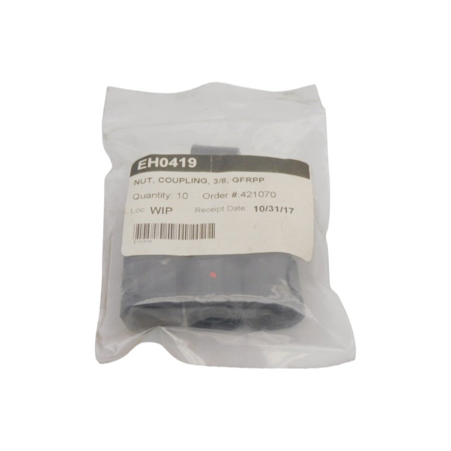 COUPLING NUT EH0419 3/8" (PKG OF 10) NSMP