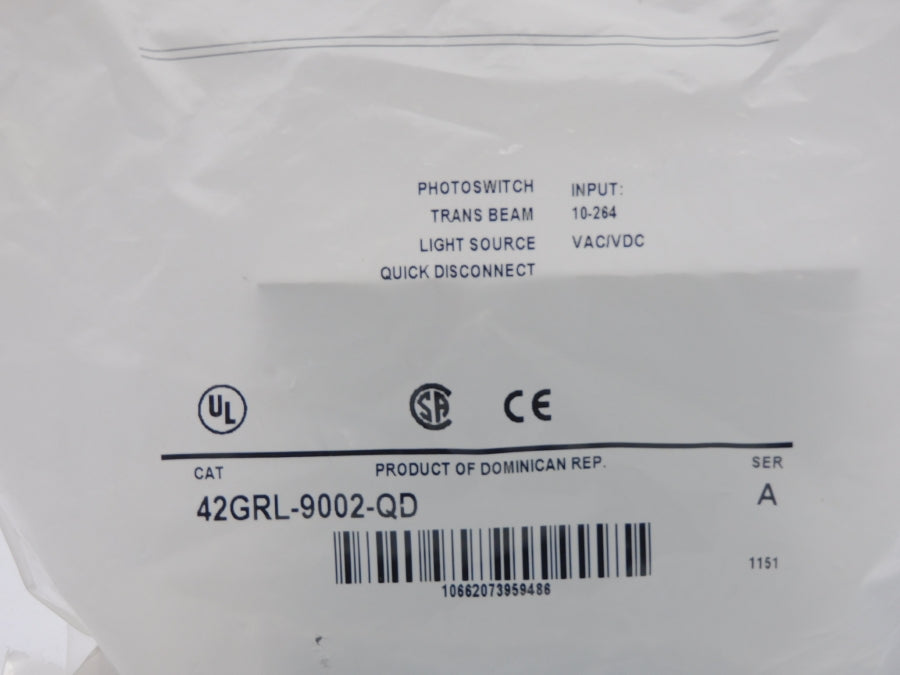 ALLEN BRADLEY 42GRL-9002-QD SER. A 10-264VAC/DC NSMP