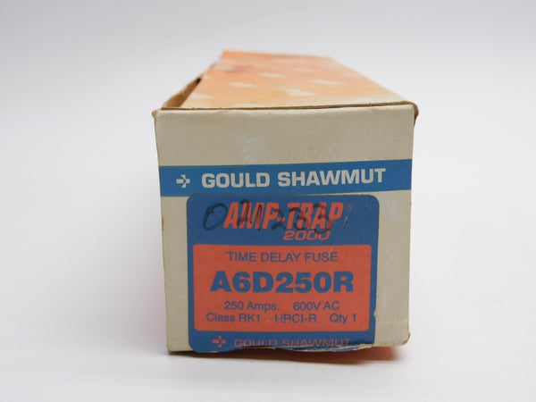 GOULD SHAWMUT A6D250R 600VAC 250A (AS PICTURED) NSMP