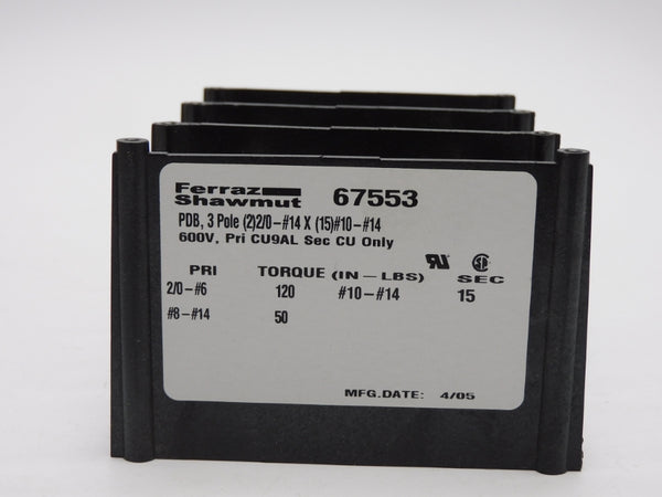 FERRAZ SHAWMUT 67553 600V NSMP