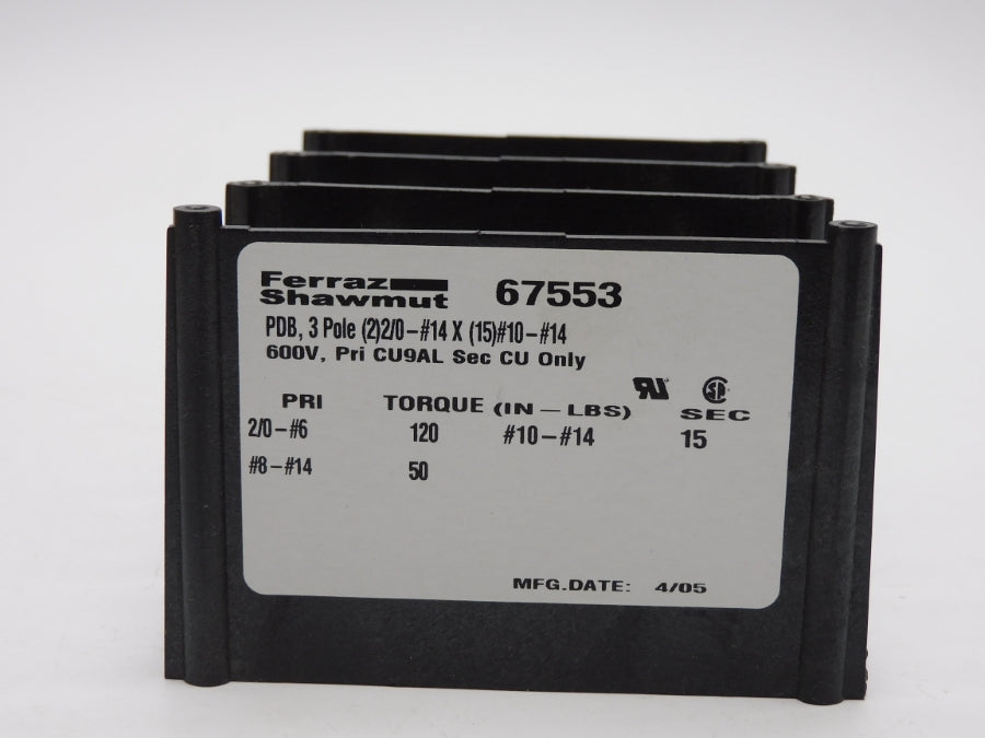 FERRAZ SHAWMUT 67553 600V NSMP