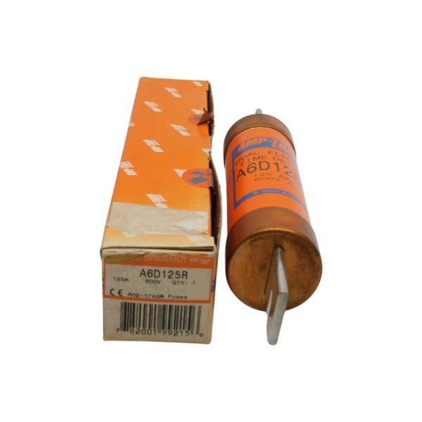 GOULD SHAWMUT A6D125R 600V 125A NSMP