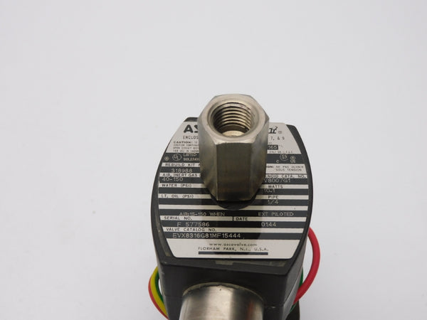 ASCO EVX8316G81MF15444 110/120V 40-150PSI 1/4" (AS PICTURED) NSNP