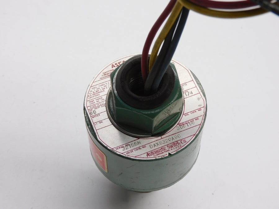 ASCO DAX8320A90 240/480V 60PSI 1/4" NSNP