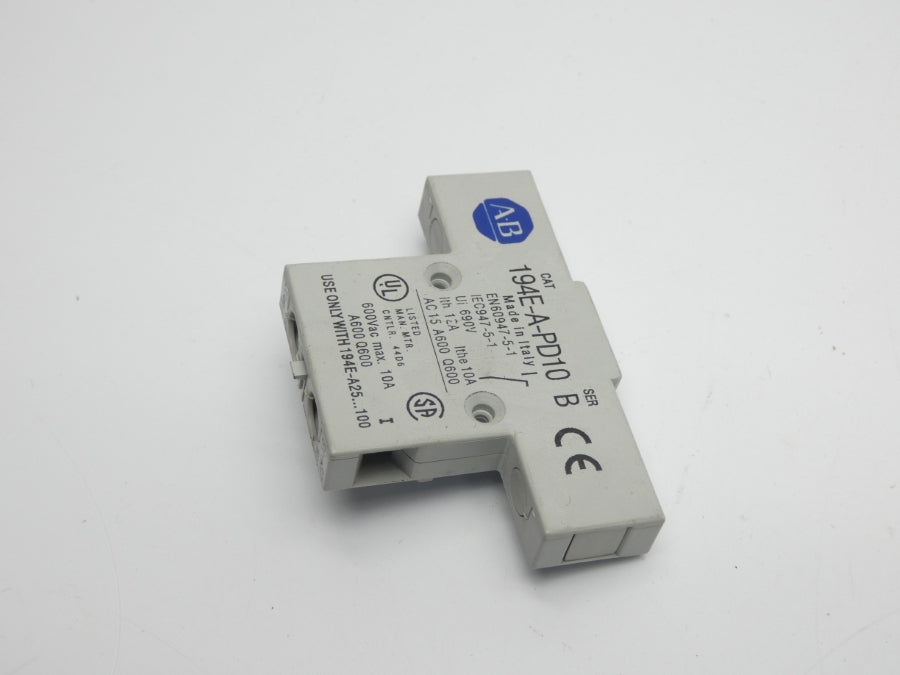 ALLEN BRADLEY 194E-A-PD10 SER. B 690V 10A NSNP