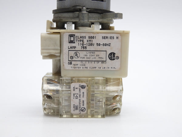 SQUARE D 9001KM1 SER. H 110/120V UNMP