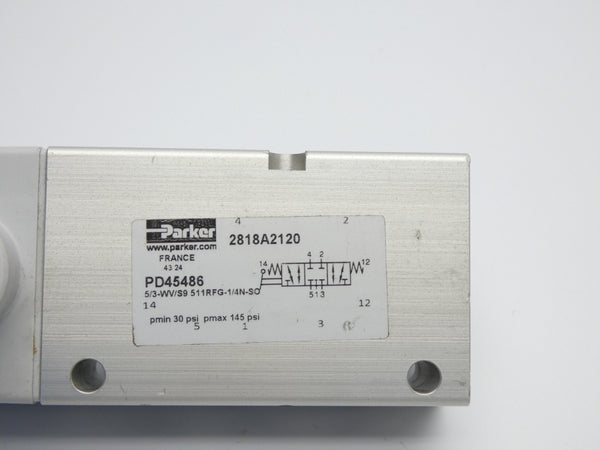 PARKER PD45486 2818A2120 145PSI NSNP